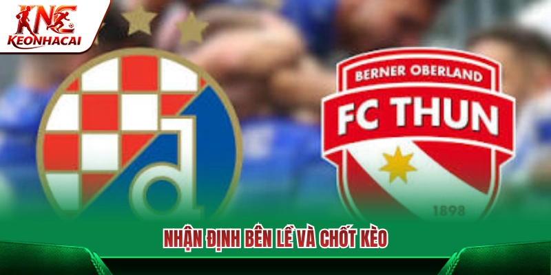 Nhận định diễn biến và kịch bản trận Dinamo Zagreb vs FC Thun
